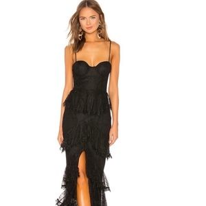 Zelda Fitz Gown by MAJORELLE  Black XS